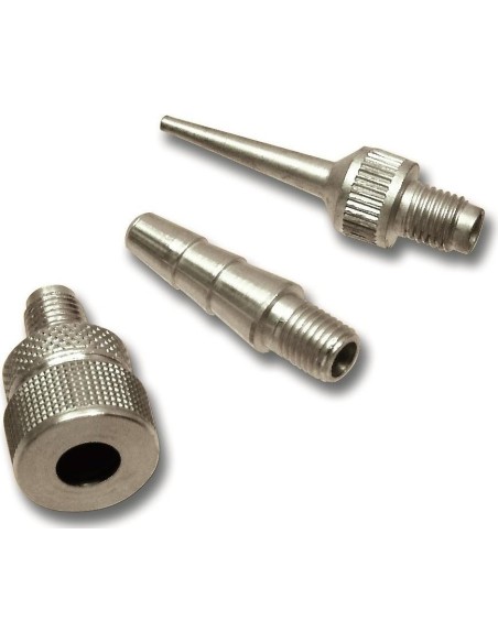 KIT TESTINE PER GONFIAGGIO ARIA UNIVERSALI COMPRESSORE PNEUMATICI AUTO MOTO MTB