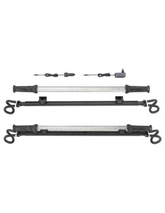 1 - Lampada led magnetica estensibile ganci sotto cofano officina lavoro Fervi 0840