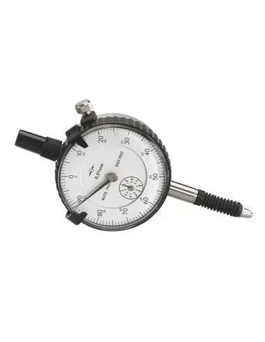 1 - Comparatore centesimale antiurto a orologio risoluzione 0,01 mm Fervi c017