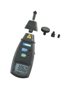 Contagiri tachimetro digitale ottico e a contatto professionale Fervi c070