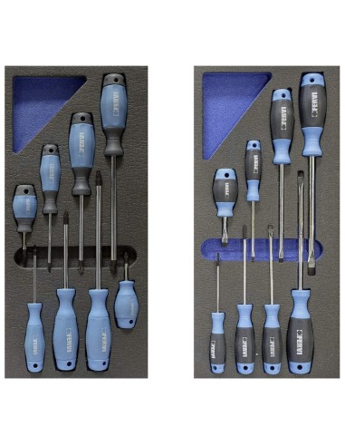 Carrello cassettiera con utensili attrezzi 159 pz officina Fervi c960/cc01