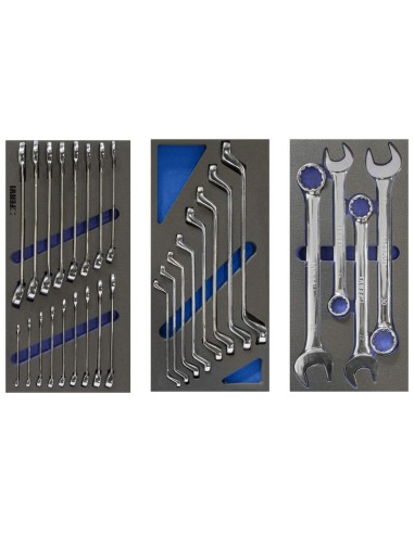 Carrello cassettiera con utensili attrezzi 159 pz officina Fervi c960/cc01