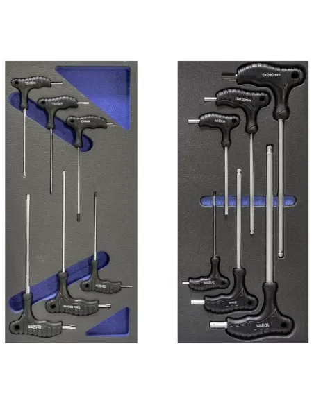 6 - Carrello cassettiera con utensili attrezzi 159 pz officina Fervi c960/cc01