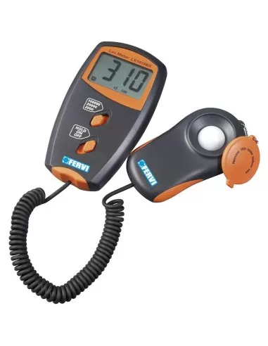 1 - Luxmetro digitale misuratore luce tester luminosita' display lcd Fervi l014