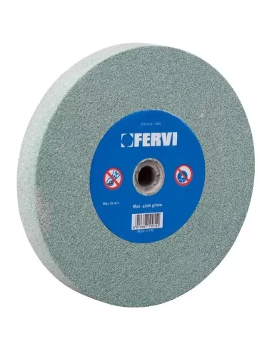 1 - MOLA ABRASIVA GRANA 80 CARBURO SILICIO SMERIGLIATRICE 200x20x32 mm FERVI MV02/80