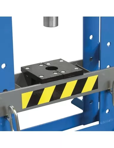 Pressa idraulica manuale da banco pistone mobile 10t Fervi p001/10