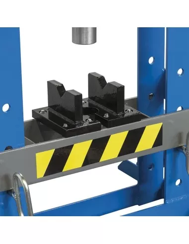 Pressa idraulica manuale da banco pistone mobile 10t Fervi p001/10