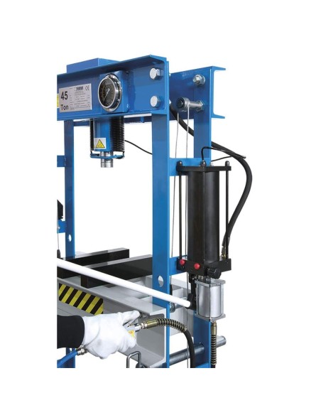 Pressa idraulica manuale e pneumatica 45 ton Fervi p001/45