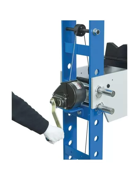 Pressa idraulica manuale e pneumatica 2 velocita' 75 ton Fervi p001/75