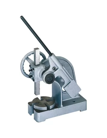 Pressa manuale a cremagliera con tavola girevole estraibile 15000n Fervi p029/2