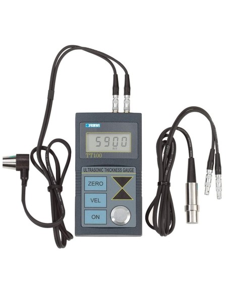 Misuratore spessori ad ultrasuoni tester spessimetro precisione 0,1mm Fervi s004
