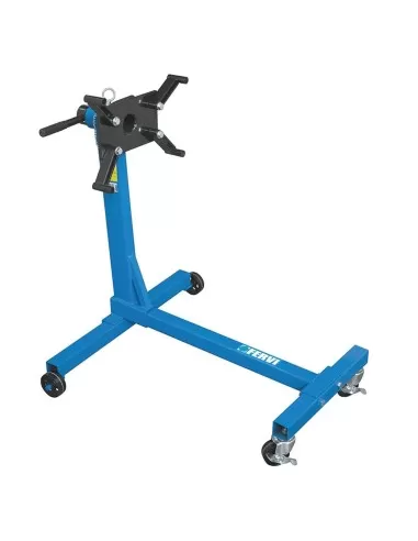 Cavalletto supporto motore 450 kg ruote girevoli Fervi s019