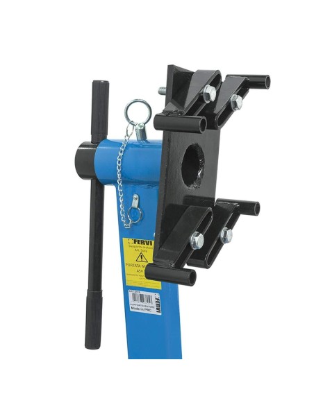 Cavalletto supporto motore 450 kg ruote girevoli Fervi s019