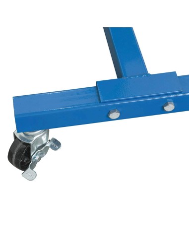 Cavalletto supporto motore 450 kg ruote girevoli Fervi s019