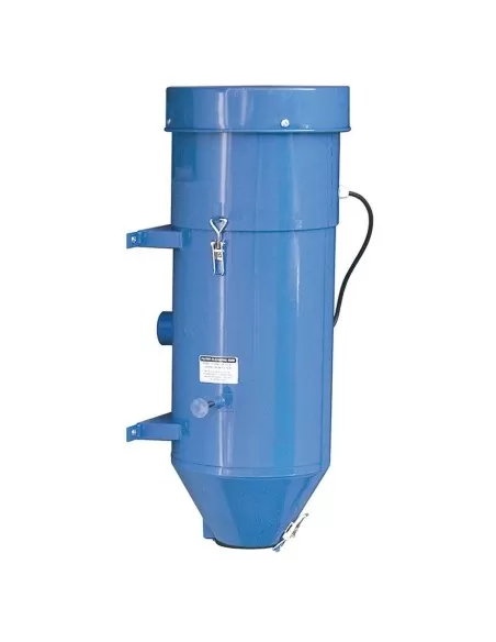 1 - Aspiratore cilindrico filtro in carta x sabbiatrici sabbiare 1200w Fervi sa01/a