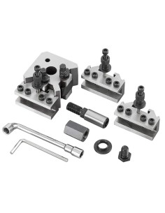 Torretta portautensili cambio rapido per tornio Fervi t00a1