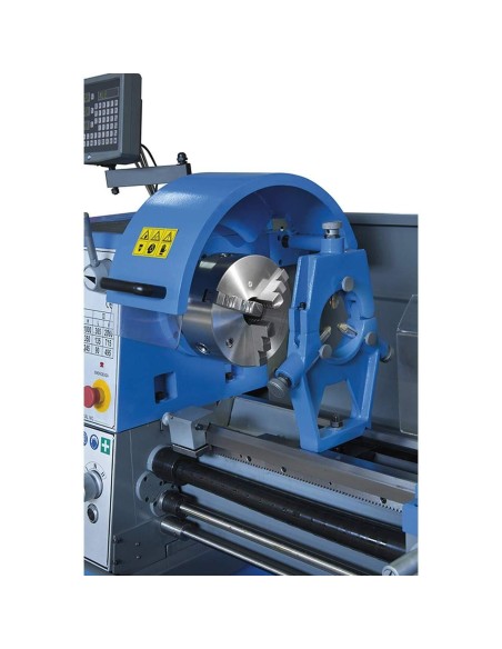 Tornio parallelo con visualizzatore ferro metallo trifase 400v Fervi t070/400v3a