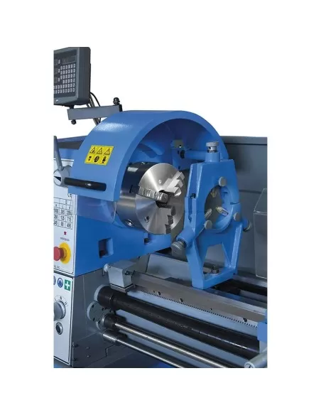 Tornio parallelo con visualizzatore ferro metallo trifase 400v Fervi t070/400v3a