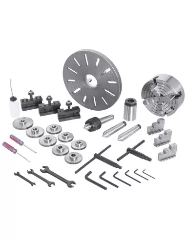 Tornio parallelo con visualizzatore ferro metallo trifase 400v Fervi t070/400v3a