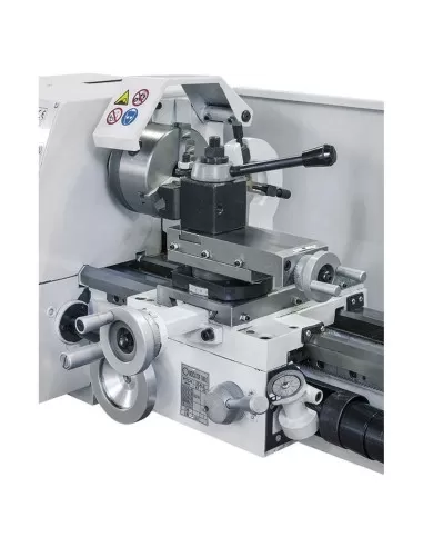 Tornio parallelo ferro metallo cambio velocita' a cinghia ingranaggi Fervi t660