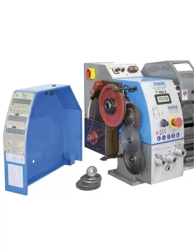 Tornio parallelo ferro metallo monofase velocita' variabile 230 v Fervi t700v