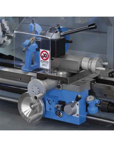 Tornio parallelo con inverter 38mm motore trifase 230v ferro metallo Fervi t900i