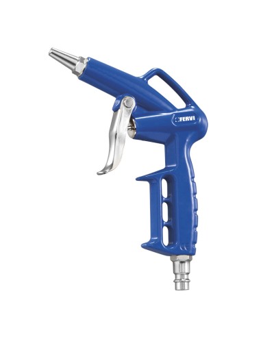 Pistola per soffiaggio pneumatica aria compressa ugello 2.0 mm Fervi w021pa