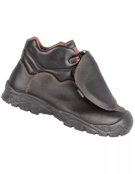 Scarpa antinfortunistica da lavoro alta pelle saldatore Cofra cover uk s3 m src