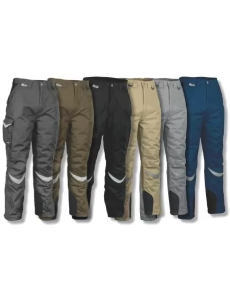 1 - Pantalone da lavoro imbottito invernale felpato Cofra frozen 1 - Pantalone da lavoro imbottito invernale felpato Cofra frozen