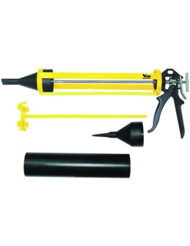 1 - Pistola fugatrice x stuccare fugare malta sfuso 2 beccucci VIGOR v-psf300