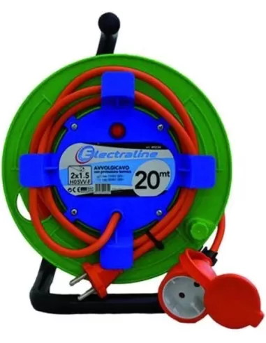 1 - Avvolgicavi garden presa schuko + spina 16a 2x1,5 mt. 20