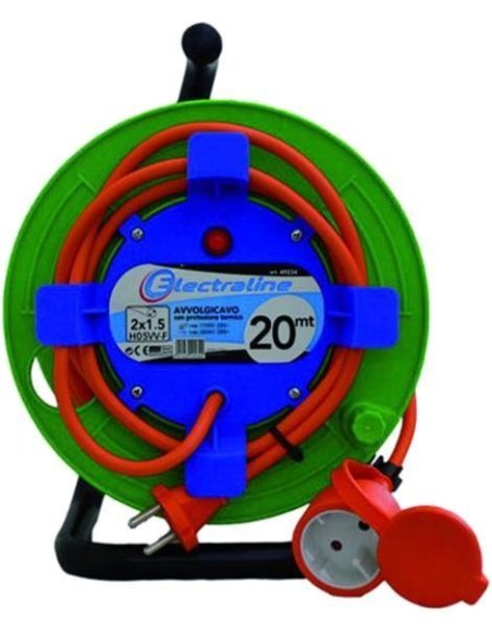 1 - Avvolgicavi garden presa schuko + spina 16a 2x1,5 mt. 20