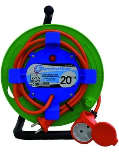1 - Avvolgicavi garden presa schuko + spina 16a 2x1,5 mt. 20