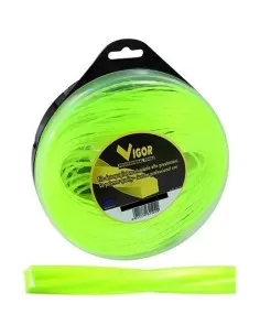 1 - Filo decespugliatore VIGOR spiralato giallo metri 30 diametro 4 mm