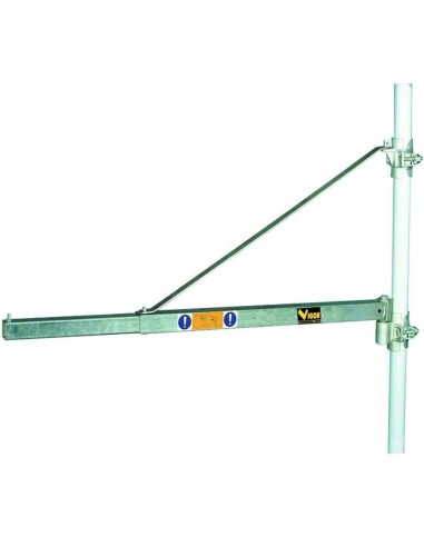 1 - Supporto braccio a bandiera per paranco lunghezza 110 cm – 600 kg