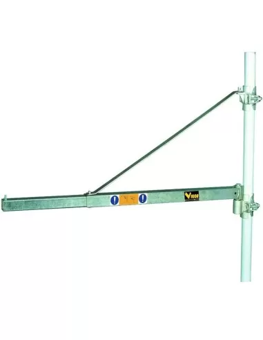1 - Supporto braccio a bandiera per paranco lunghezza 110 cm – 600 kg