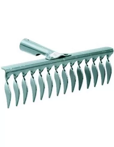 1 - Rastrello assolcatore BLINKY in acciaio zincato 14 denti