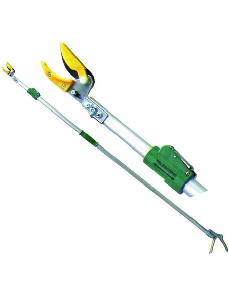 1 - Forbice per potatura telescopica asta tonda alluminio da 1,8 a 3,0 metri VIGOR