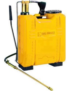 1 - Pompa irroratrice a spalla pompante e lancia in ottone e inox dal degan lt 20