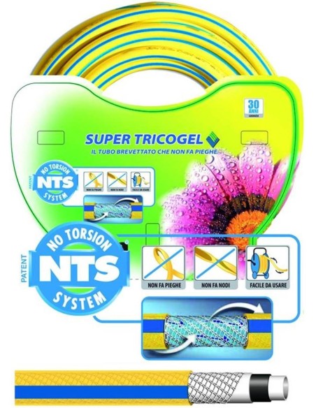 1 - Tubo irrigazione tricogel super-nts 5 strati metri 25 diametro 1