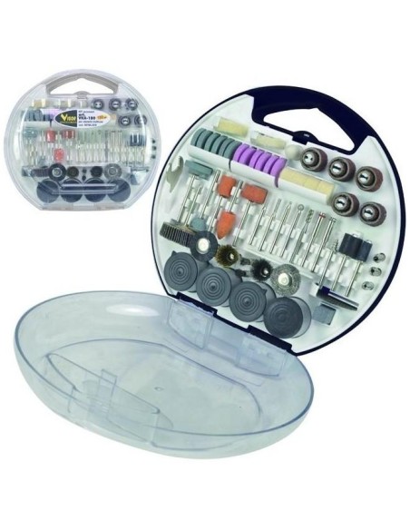 1 - Accessori per multiutensili VIGOR ev8051 kit 180 pezzi