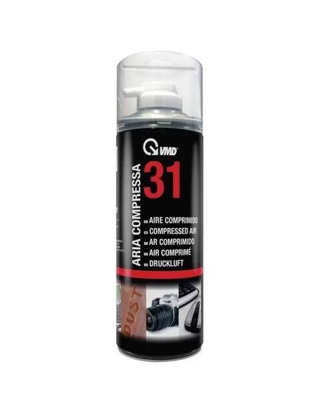 Bomboletta spray aria compressa con convogliatore 400 ml VMD 31 Bomboletta spray aria compressa con convogliatore 400 ml VMD 31