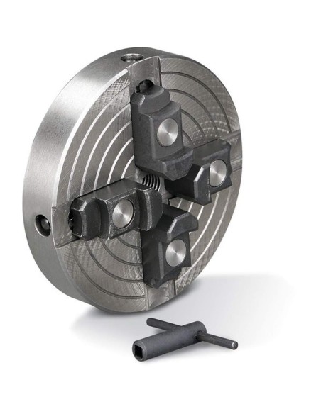1 - Mandrino a 4 griffe indipedenti ø 150 mm m33 x 3,5 per tornio legno gls72