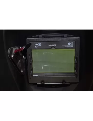 6 - Maschera casco saldatura saldatore autoscurante tig mig mma SACIT p950 turbo