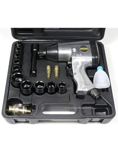 Kit STANLEY avvitatore impulsi 1/2 10 bussole aria compressa pistola pneumatica