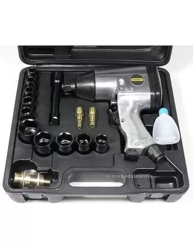 Kit STANLEY avvitatore impulsi 1/2 10 bussole aria compressa pistola pneumatica