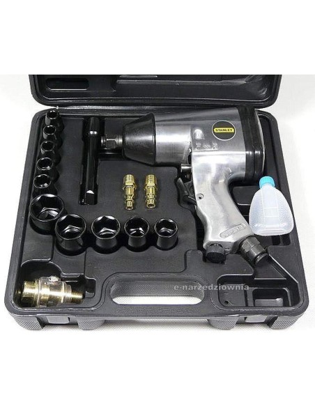 Kit STANLEY avvitatore impulsi 1/2 10 bussole aria compressa pistola pneumatica