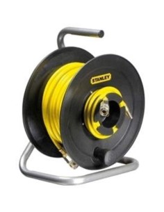1 - Arrotolatore tubo aria compressa 8x12 STANLEY avvolgitubo prolunga 20 mt