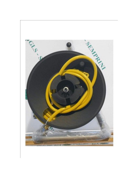 3 - Arrotolatore tubo aria compressa 8x12 STANLEY avvolgitubo prolunga 20 mt