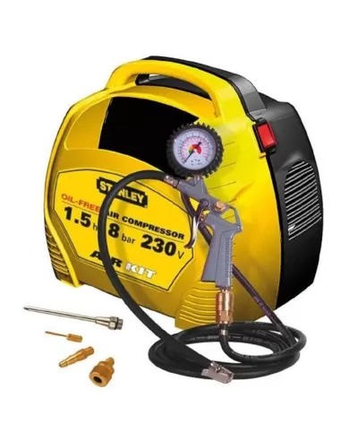 Compressore STANLEY air kit aria portatile senza serbatoio 1,5 hp 8 bar